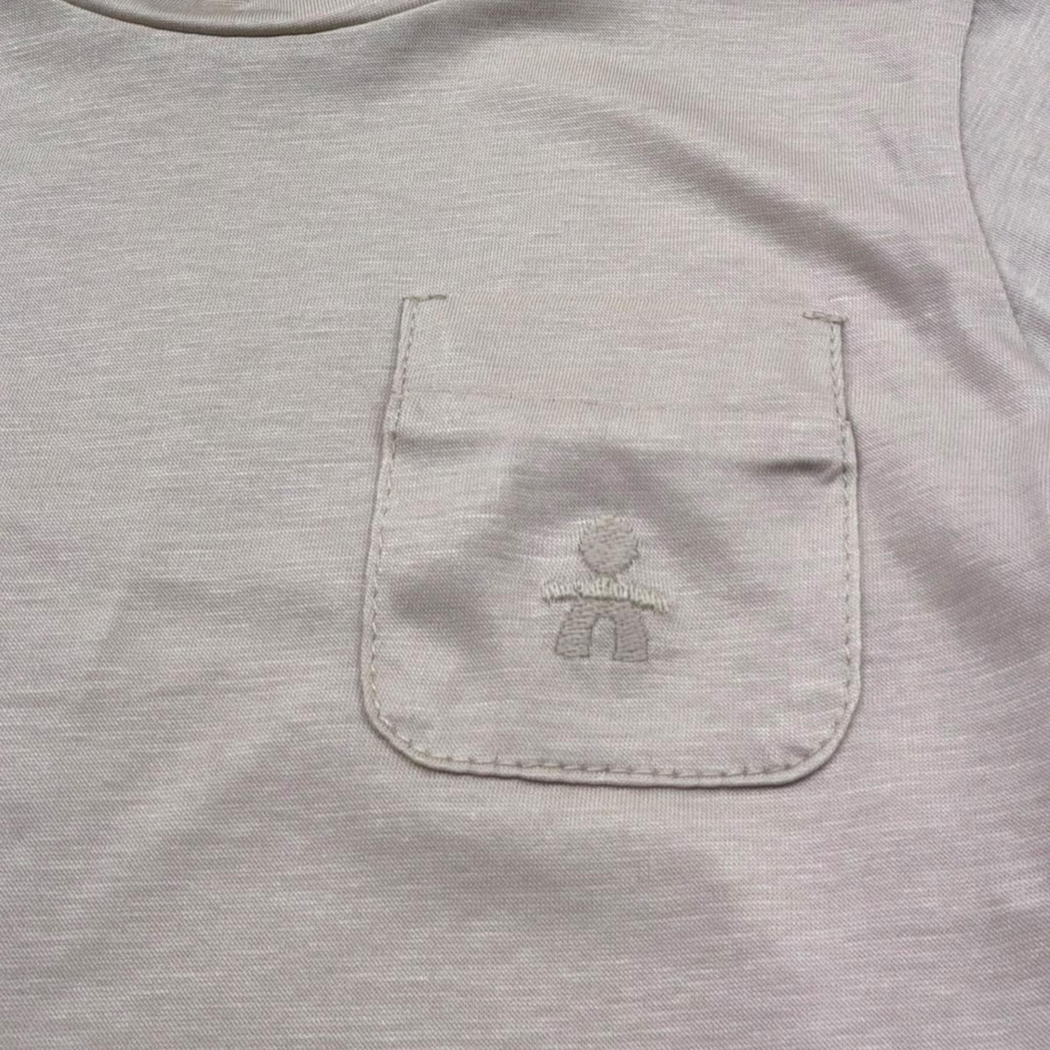 Le Bebe' T-Shirt Girocollo Tinta Unita per Neonato LBB5391 SABBIA LE BEBE' 