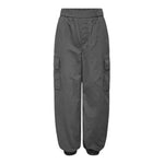 ONLY pantalone tinta unita con elastico in vita Grigio per Bambina 15304165 GRIGIO ONLY 