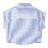 Mayoral Set Camicia-Top Bicolore con Fantasia A Righe per Bambina 3185 BIANCO/AZZURRO MAYORAL 