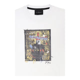John Richmond T-Shirt Girocollo Tinta Unita con Stampa per Bambino RBP25159TS BIANCO JOHN RICHMOND 