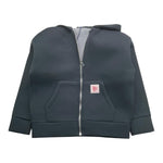 PLEASE felpa tinta unita con zip e cappuccio Nero per Bambino JB56030B66 NERO PLEASE 