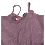 Please Tuta Intera Tinta Unita con Bretelle per Bambina TC07310G73 ROSA PLEASE 