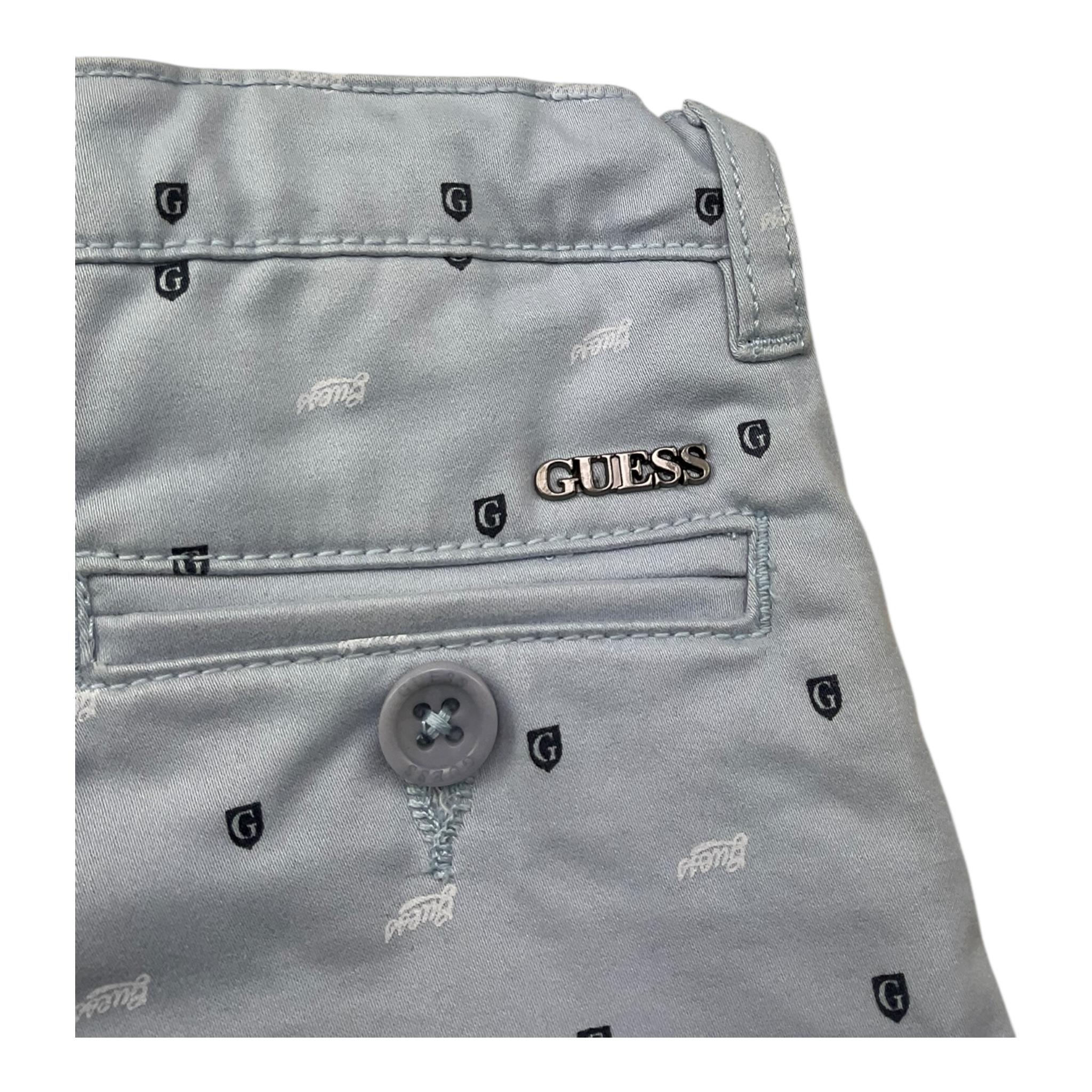 Guess Bermuda Tinta Unita con Girovita Regolabile per Bambino N5RD04WFPMA AZZURRO GUESS 