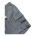 Saint Barth Bermuda Bicolore con Fantasia A Righe per Bambino MRE0001 BLU SAINT BARTH 