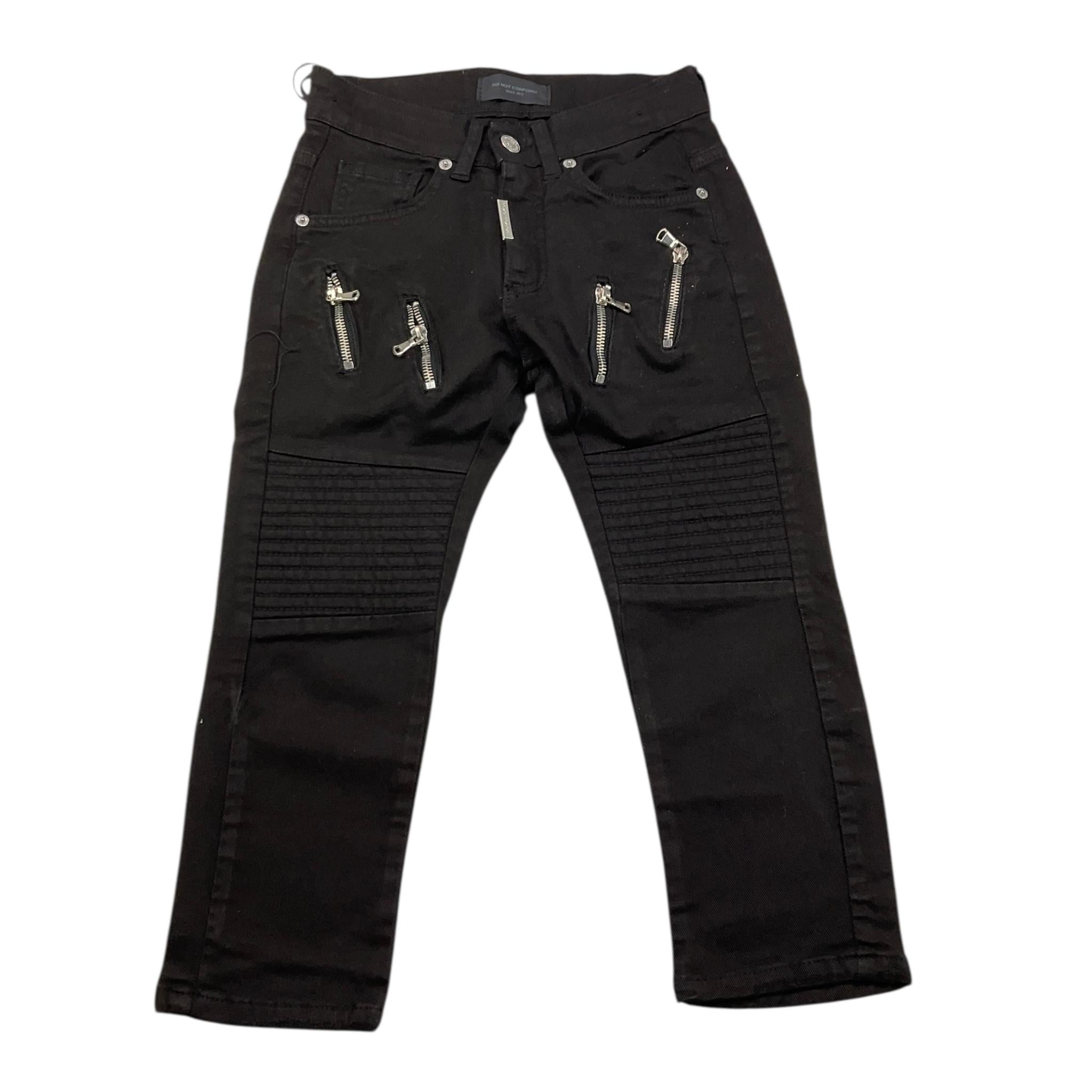 DO NOT CONFORM jeans tinta unita con girovita regolabile Nero per Bambino BK01X NERO DO NOT CONFORM 