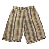Manuel Ritz Bermuda Fantasia A Righe con Elastico In Vita per Bambino MR3052J BEIGE MANUEL RITZ 