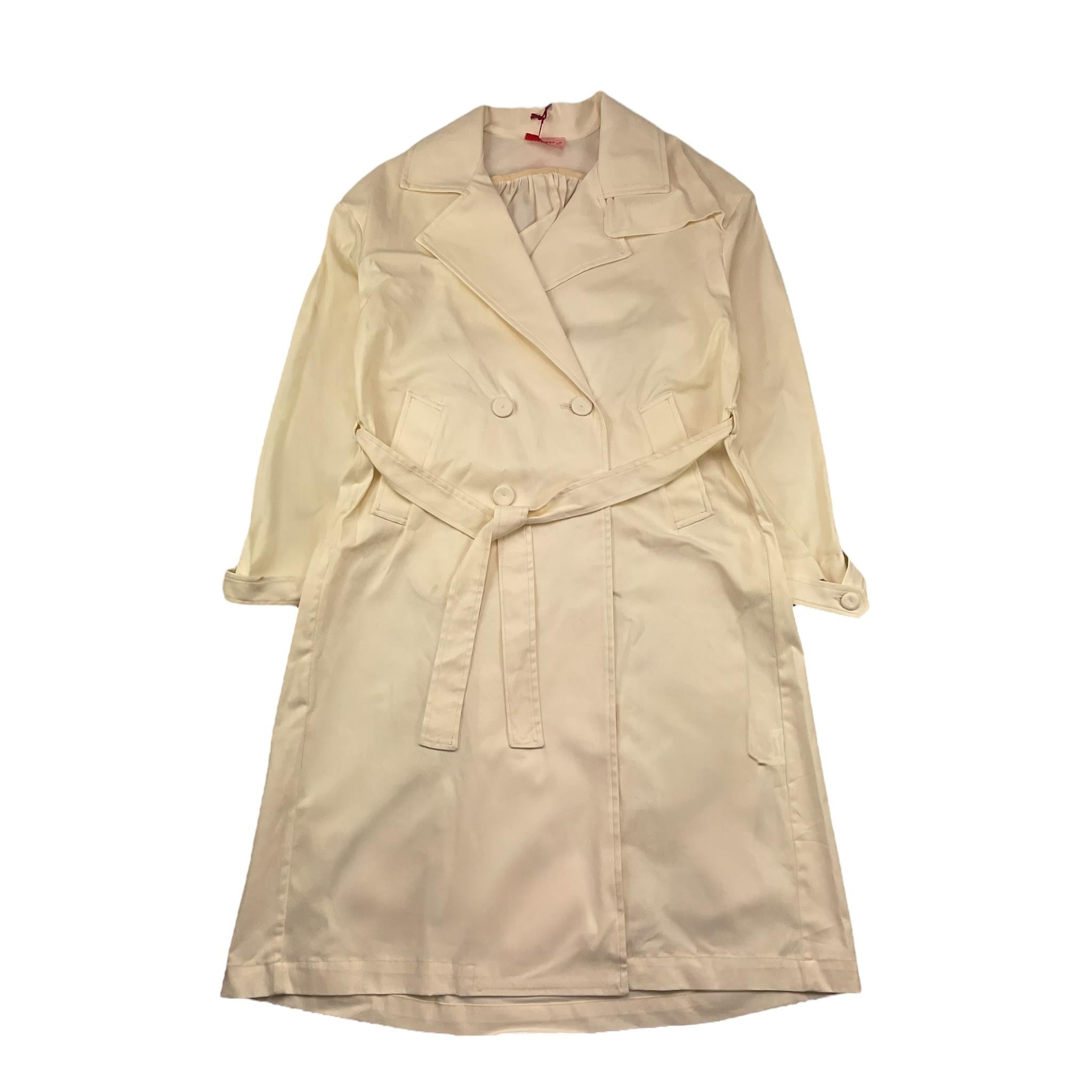 Vivetta Trench Tinta Unita con Scollo Posteriore per Bambina VE256110BE PANNA VIVETTA 