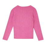 LIU JO cardigan tinta unita con applicazioni fiocchi Rosa per Bambina KF4038XX ROSA LIU JO 