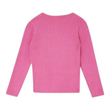 LIU JO cardigan tinta unita con applicazioni fiocchi Rosa per Bambina KF4038XX ROSA LIU JO 