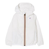 K-Way Giubbino Tinta Unita con Cappuccio per Bambina K61336WXXXX BIANCO K-WAY 