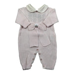 Marlu' Tutina Manica Lunga Tinta Unita per Neonata EP2410 ROSA MARLU' 