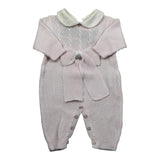 Marlu' Tutina Manica Lunga Tinta Unita per Neonata EP2410 ROSA MARLU' 