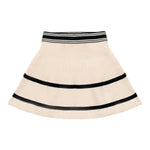 ELISABETTA FRANCHI gonna tinta unita con brillantini Avorio per Bambina EFGO161 AVORIO ELISABETTA FRANCHI 