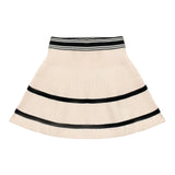 ELISABETTA FRANCHI gonna tinta unita con brillantini Avorio per Bambina EFGO161 AVORIO ELISABETTA FRANCHI 