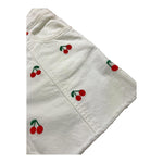 Stella Mccartney Short Tinta Unita con Girovita Regolabile E Stampa Ciliegie per Bambina TW6B80 BIANCO STELLA McCARTNEY 