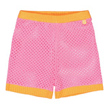 Billieblush Short In Filo Traforato per Bambina U21072 ROSA BillIEBLUSH 