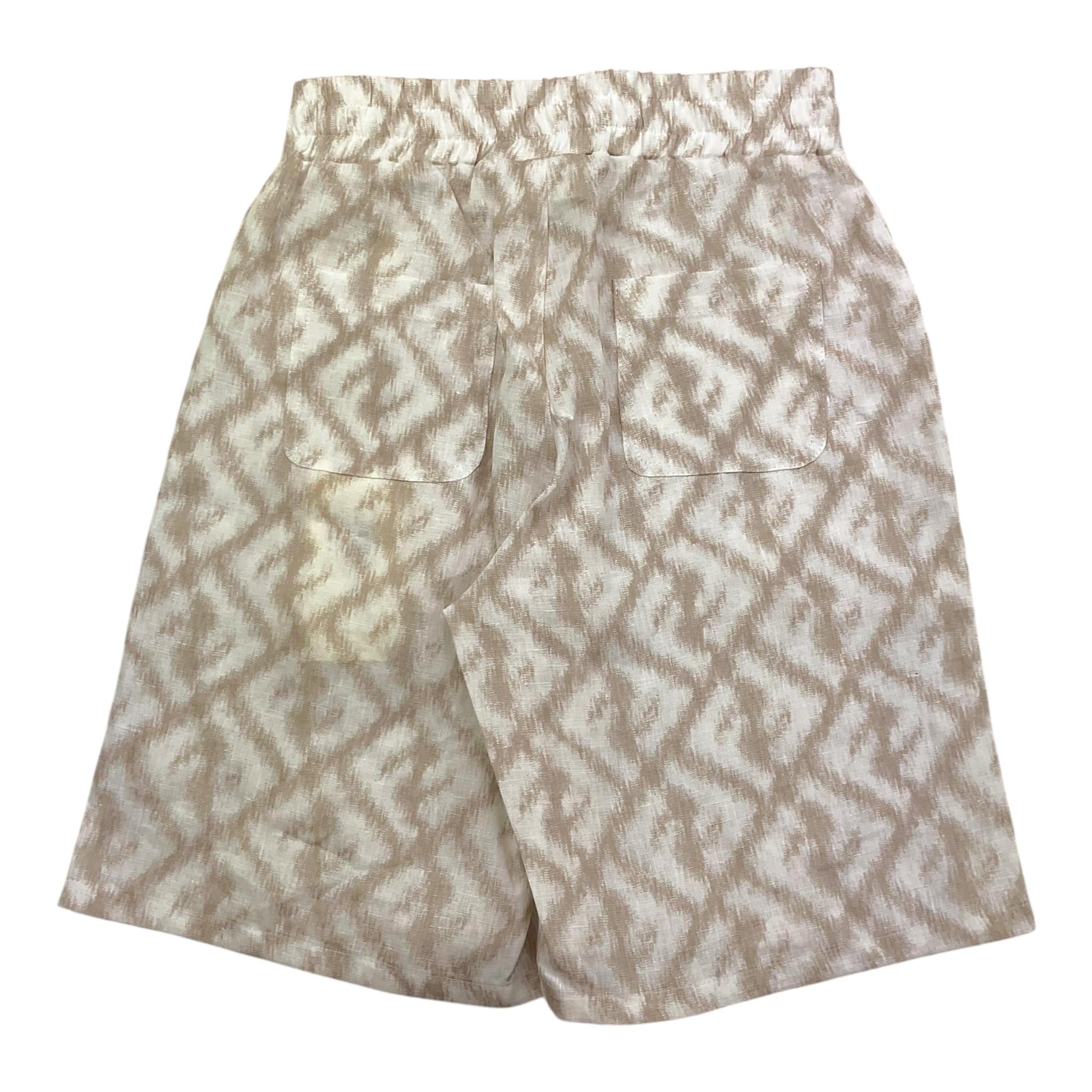 Fendi Bermuda Tinta Unita con Fantasia per Bambino JMF423 BIANCO FENDI 