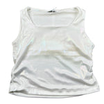 Lu Lu By Miss Grant Canotta Tinta Unita con Arriccio Laterale per Bambina LL3454 BIANCO LU LU BY MISS GRANT 