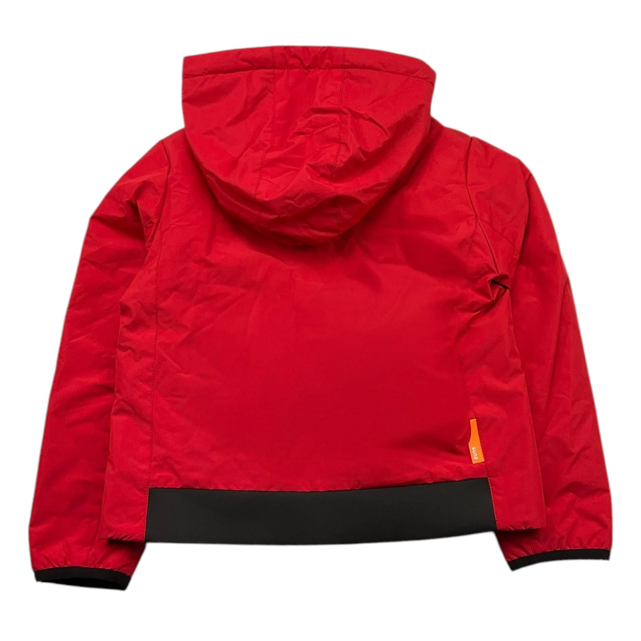 SUNS  giubbino tinta unita con cappuccio Rosso per Bambino GBS5338UBJ ROSSO SUNS 