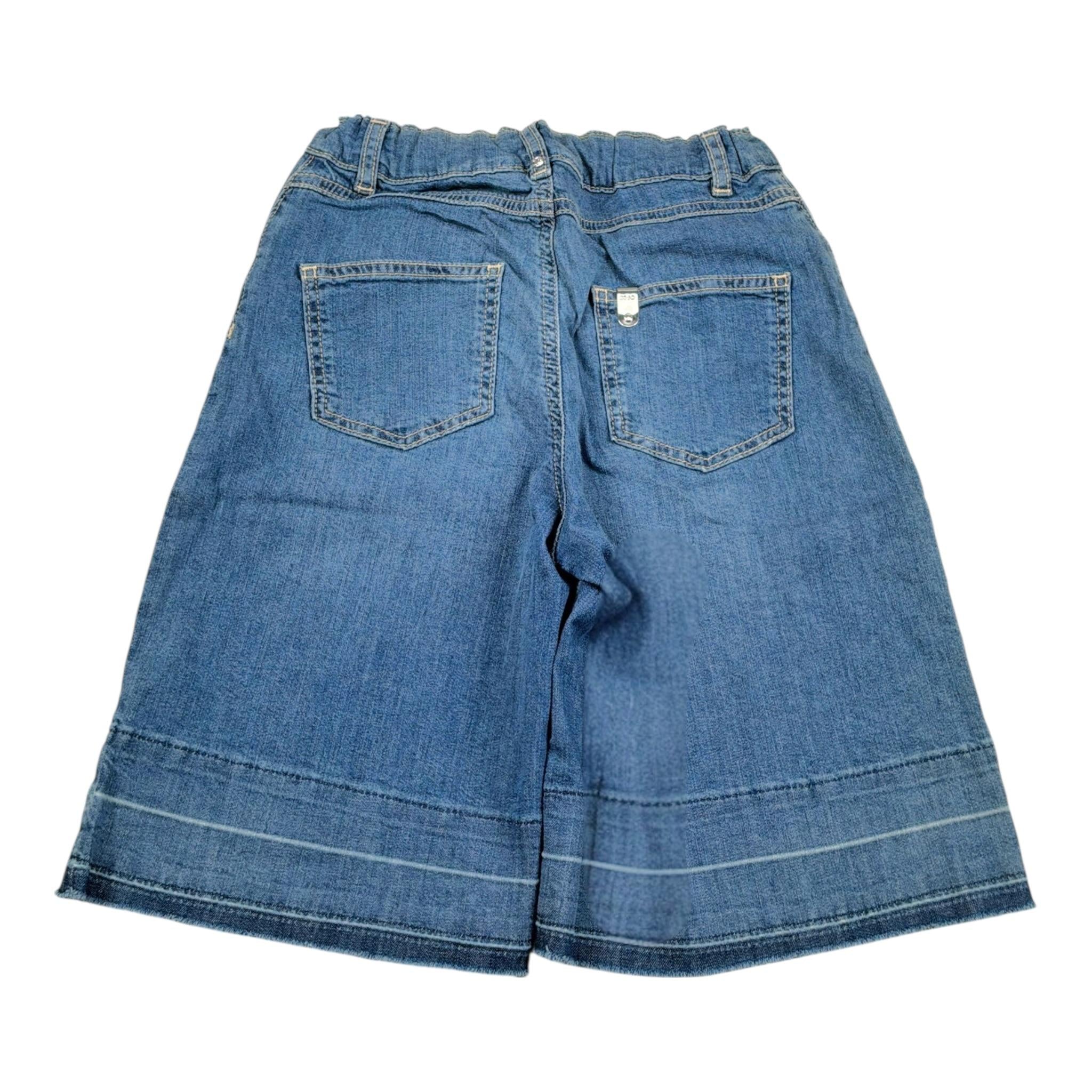 Liu Jo Short In Denim tinta unita con Girovita Regolabile Blu per Bambina GA5100 BLU LIU JO 