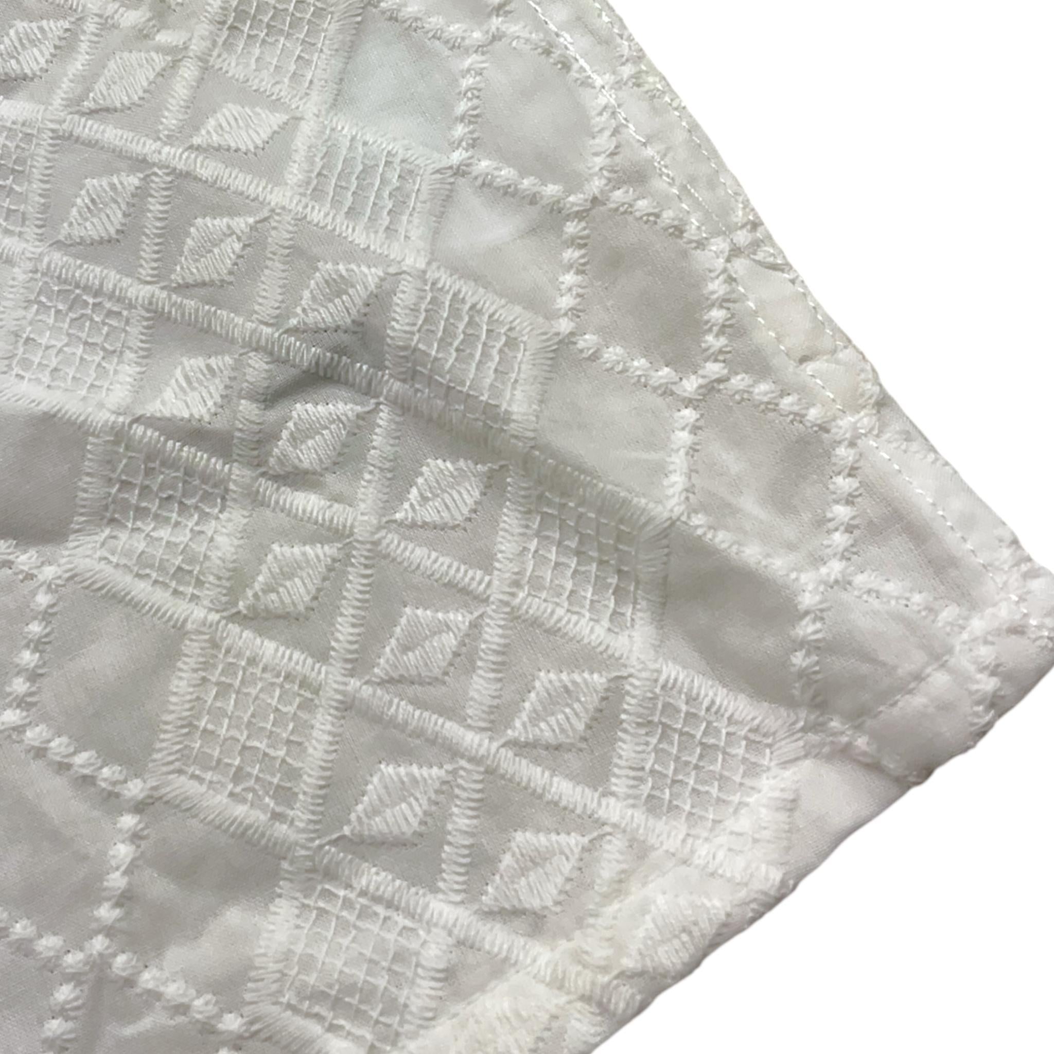 Antony Morato Camicia Tinta Unita con Fantasia Mezza Manica per Bambino MKSS00073 BIANCO ANTONY MORATO 