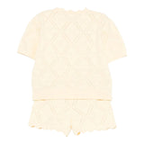 Elisabetta Franchi Completo 2 Pezzi T-Shirt-Bermuda In Filo per Neonata EGCM006 GIALLO ELISABETTA FRANCHI 