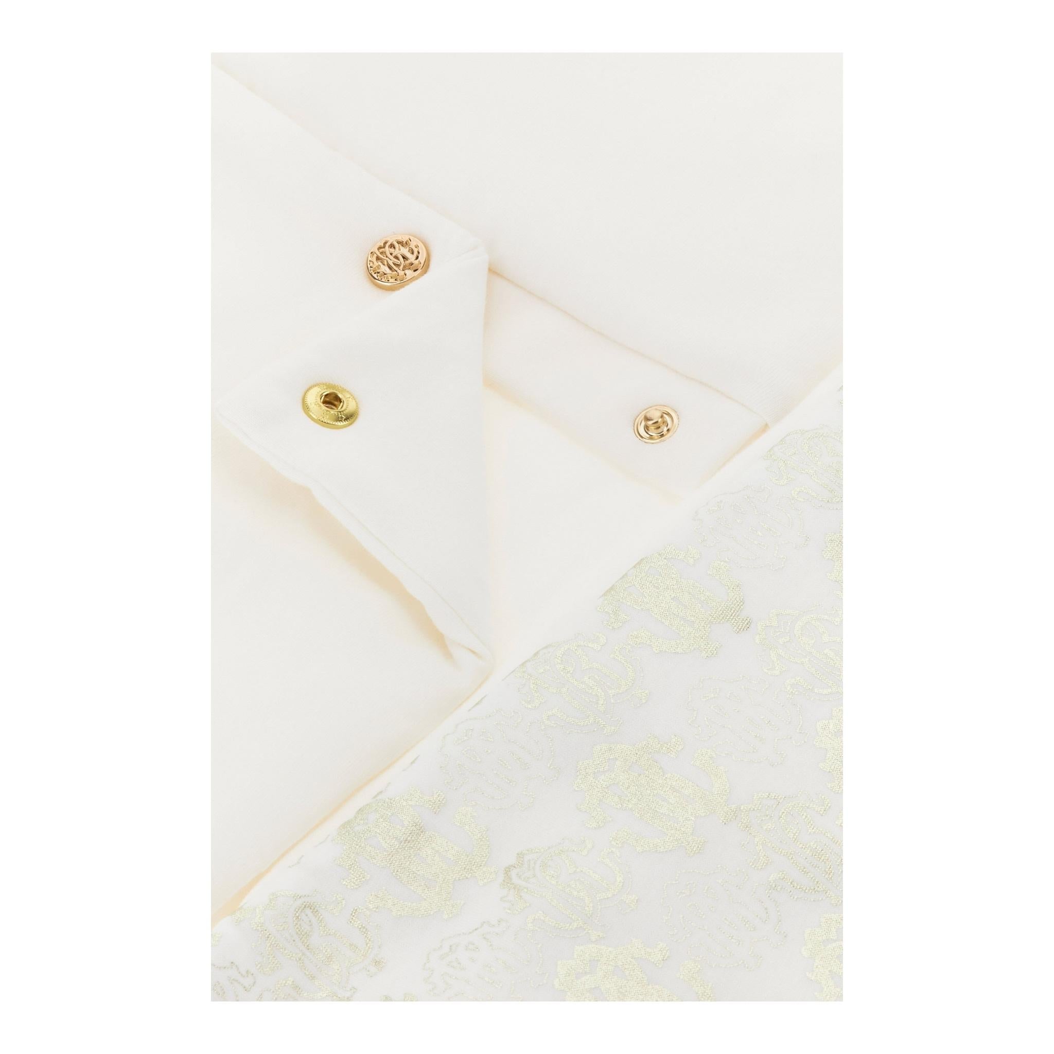 ROBERTO CAVALLI sacco nanna tinta unita fantasia in contrasto Bianco per Neonato TJT825 BIANCO ROBERTO CAVALLI 