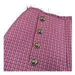Janice Short tinta unita con Bottoni In Contrasto Rosa per Bambina JN671R ROSA JANICE 