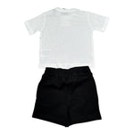 Cesare Paciotti Completo 2 Pezzi Bicolore T-Shirt-Bermuda per Neonato CMP51120B BIANCO/NERO CESARE PACIOTTI 