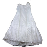 Monnalisa Abito Cerimonia Tinta Unita con Ricami per Bambina 715907 PANNA MONNALISA 