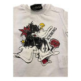 Iceberg T-Shirt Girocollo Tinta Unita con Stampa per Neonato TSICE5107B BIANCO ICEBERG 