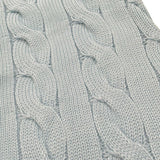 Le Coconne Coperta Tinta Unita con Ricami per Neonato LCN2584 AZZURRO LE COCONNE 