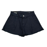Dondup Short Tinta Unita con Girovita Regolabile per Bambina DFBE107 BLU DONDUP 