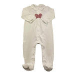 Mayoral Tutina Manica Lunga Tinta Unita con Applicazioni per Neonata TTNN BIANCO MAYORAL 