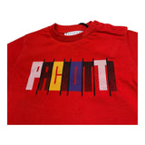 Cesare Paciotti T-Shirt Girocollo Tinta Unita con Stampa per Neonato TSP5115BX ROSSO CESARE PACIOTTI 