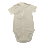 Petit Bateau Body tinta unita Mezza Manica Beige per Neonato A09MP BEIGE PETIT BATEAU 