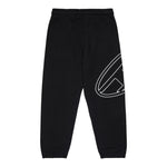DIESEL pantalone tuta tinta unita con stampa logo Nero per Bambino J01785X NER DIESEL 