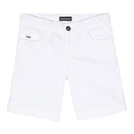 Emporio Armani Bermuda Tinta Unita con 5 Tasche per Bambino 8N4S01X BIANCO EMPORIO ARMANI 