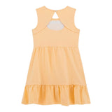 Guess Abito Giromanica Tinta Unita con Logo E Culotte per Neonata A5GK06K6YW4 ARANCIONE GUESS 