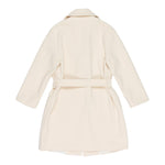 LU LU BY MISS GRANT cappotto tinta unita con cintura Panna per Bambina LL3234 PANNA LU LU BY MISS GRANT 