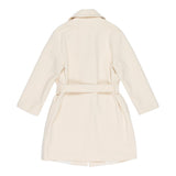 LU LU BY MISS GRANT cappotto tinta unita con cintura Panna per Bambina LL3234 PANNA LU LU BY MISS GRANT 