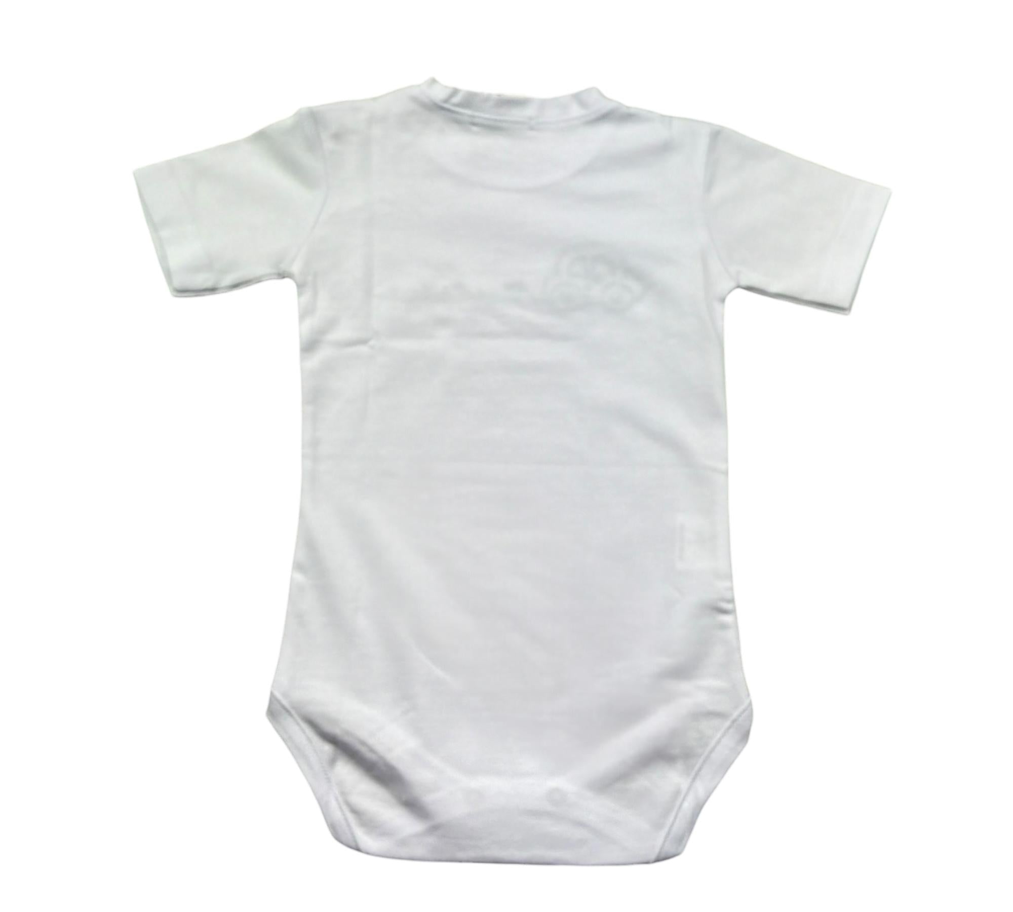 Manuel & Frank Body Mezza Manica Tinta Unita per Neonato MF7396I BIANCO MANUEL & FRANK 