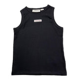 Calvin Klein Canotta Tinta Unita Giromanica con Stampa per Bambina IG0IG02871 NERO CALVIN KLEIN 