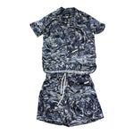 Just Cavalli Completo 2 Pezzi Camicia-Bermuda per Bambino JBP26168CE BLU JUST CAVALLI 