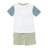 Guess Completo 2 Pezzi T-Shirt-Bermuda per Bambino N5RG078HM4 BIANCO GUESS 