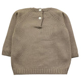 LITTLE BEAR maglia girocollo tinta unita Beige per Neonato 5140N BEIGE LITTLE BEAR 