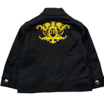 John Richmond Giubbino In Denim Tinta Unita per Neonato RIP26062GB NERO JOHN RICHMOND 