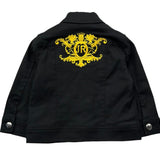 John Richmond Giubbino In Denim Tinta Unita per Neonato RIP26062GB NERO JOHN RICHMOND 