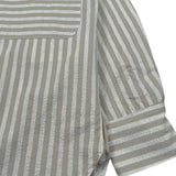 Lu Lu By Miss Grant Camicia Tinta Unita con Fantasia A Righe per Bambina LL3646 BEIGE LU LU BY MISS GRANT 