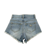 Twinset Short In Denim Tinta Unita con Girovita Regolabile per Bambina 251GJ2521XX AZZURRO TWINSET 